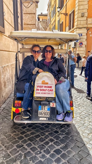 golf cart tour in rome